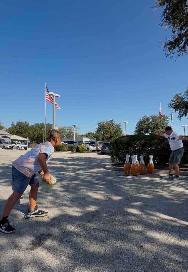 Bowling for Turkeys at Wesley Chapel Nissan