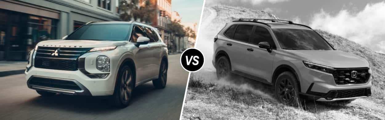 2026 Mitsubishi Outlander vs 2026 Honda CR-V in White Bear Lake, MN