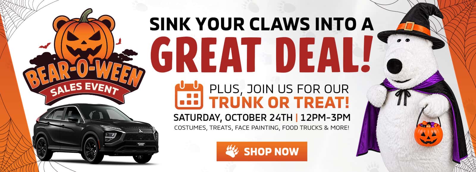 Bear-O-Ween Sales Event