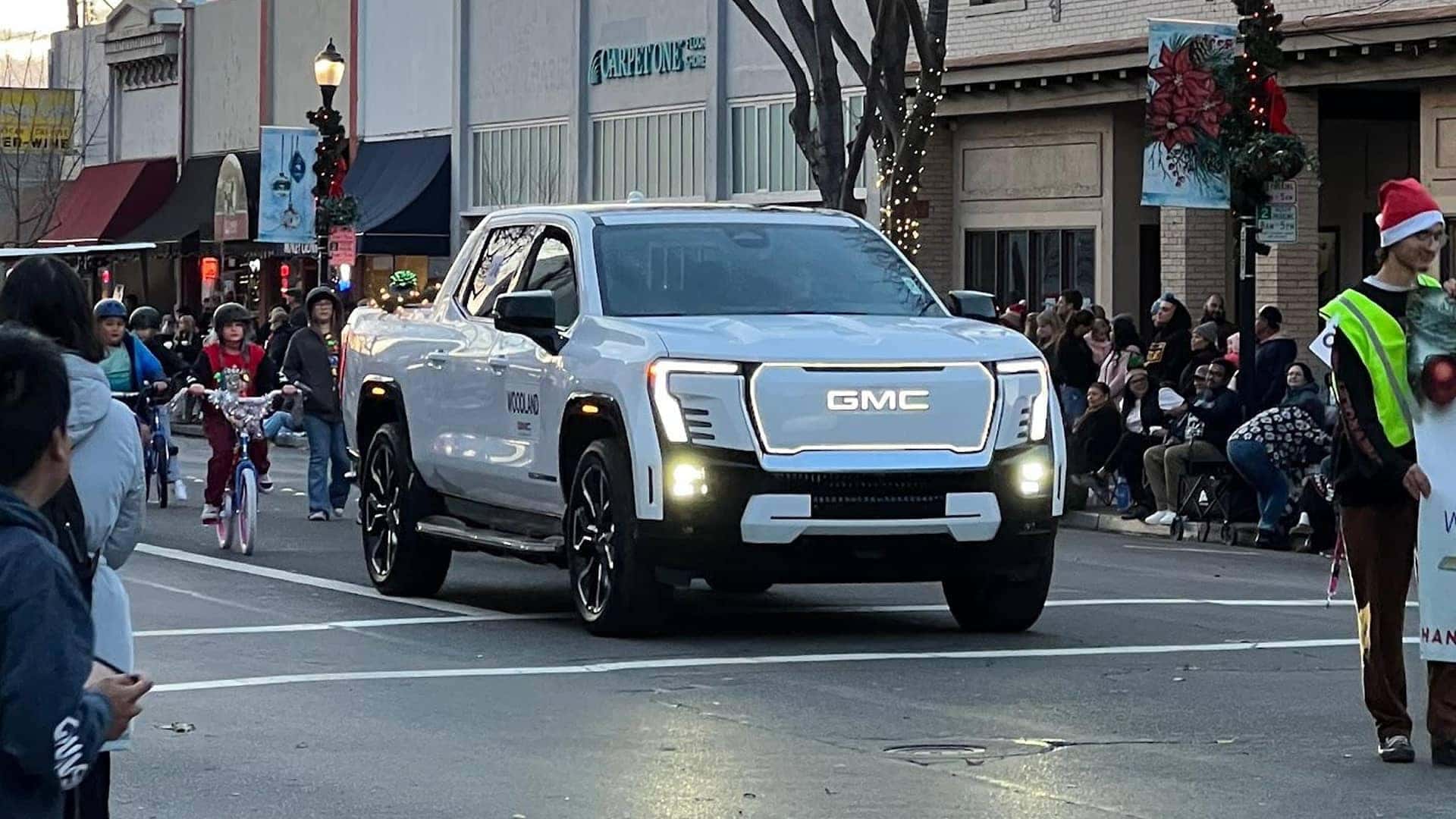 gmc truck in holiday parade