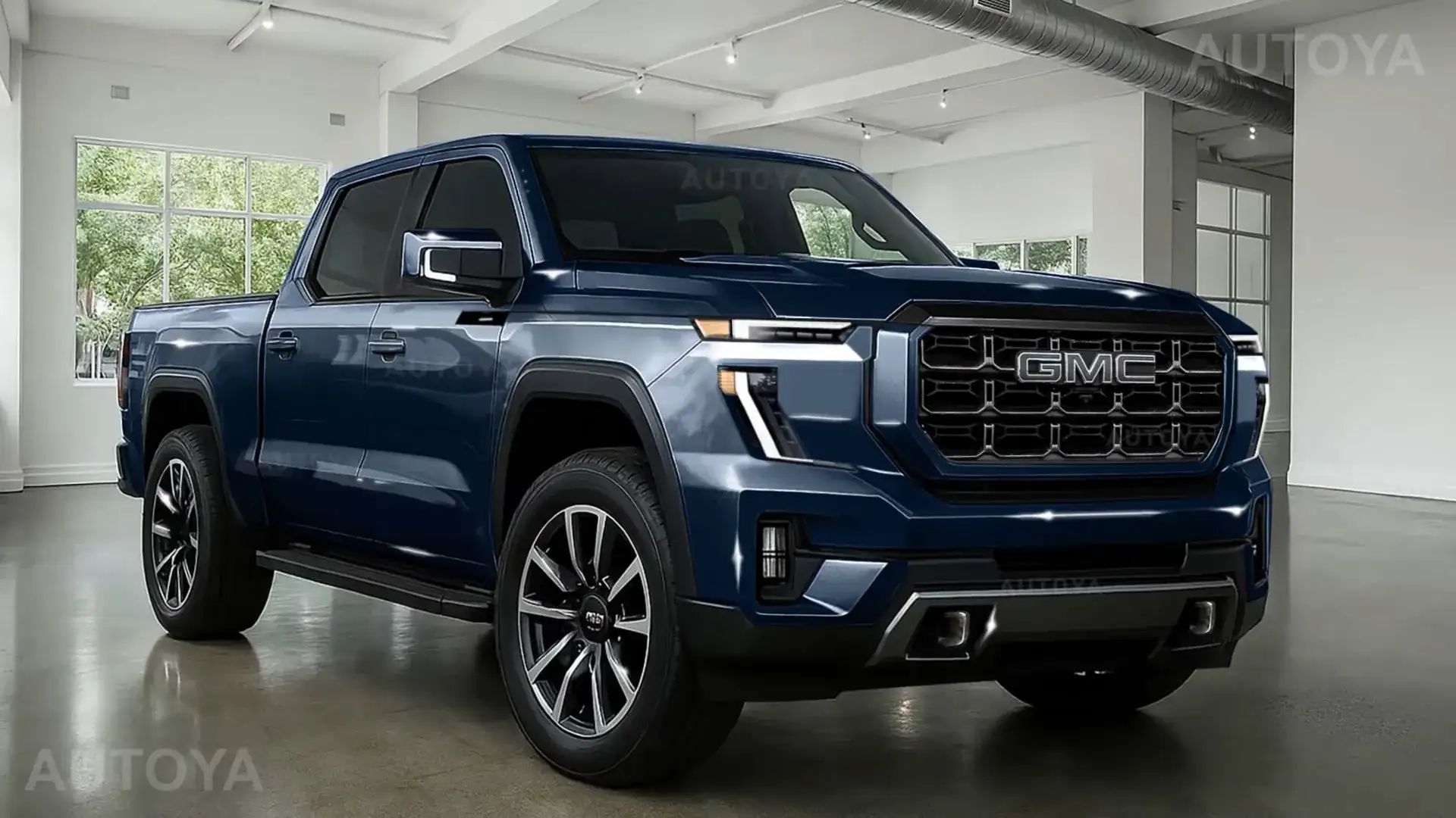 2027 GMC Sierra 1500 exterior design rendering