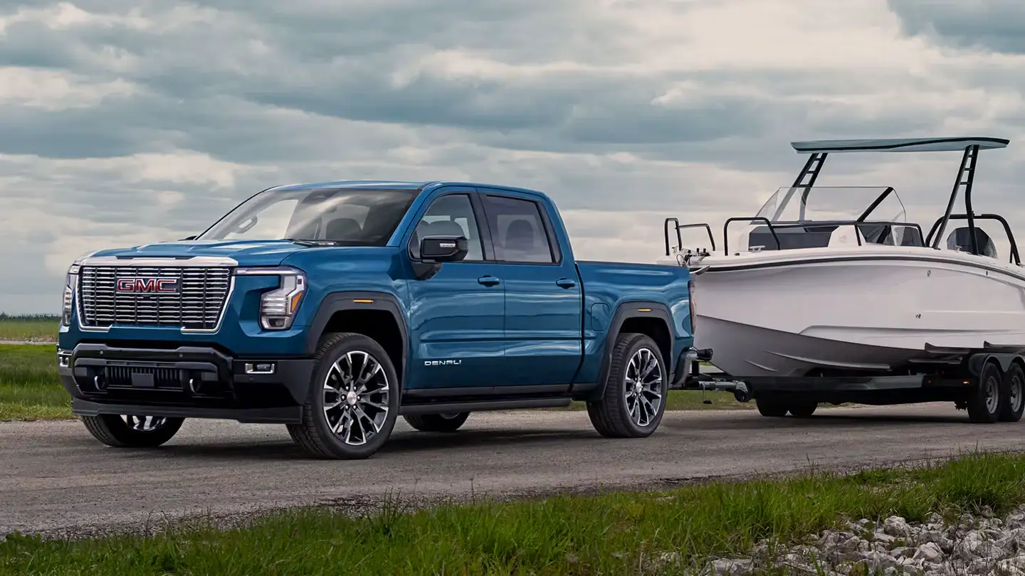 2027 GMC Sierra 1500 towing a trailer