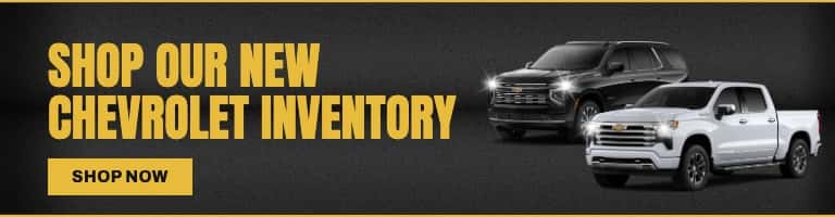 Shop our New Chevrolet Inventory Mobile Graphic
