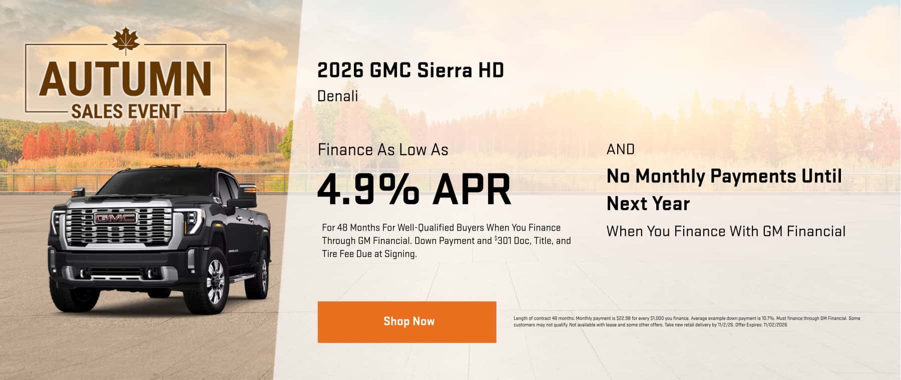 2026 Sierra HD Offer