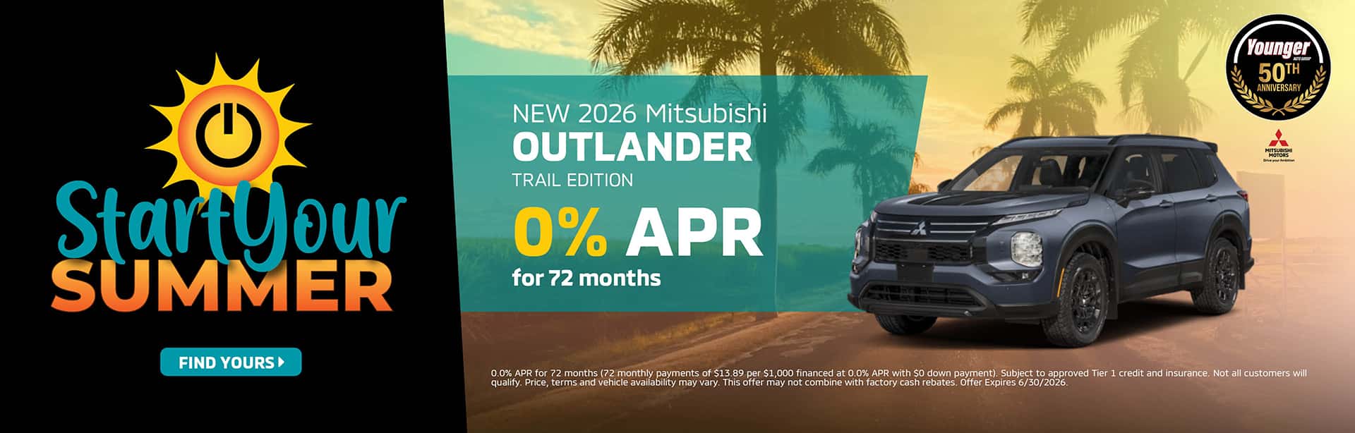 NEW 2026 Mitsubishi OUTLANDER TRAIL EDITION