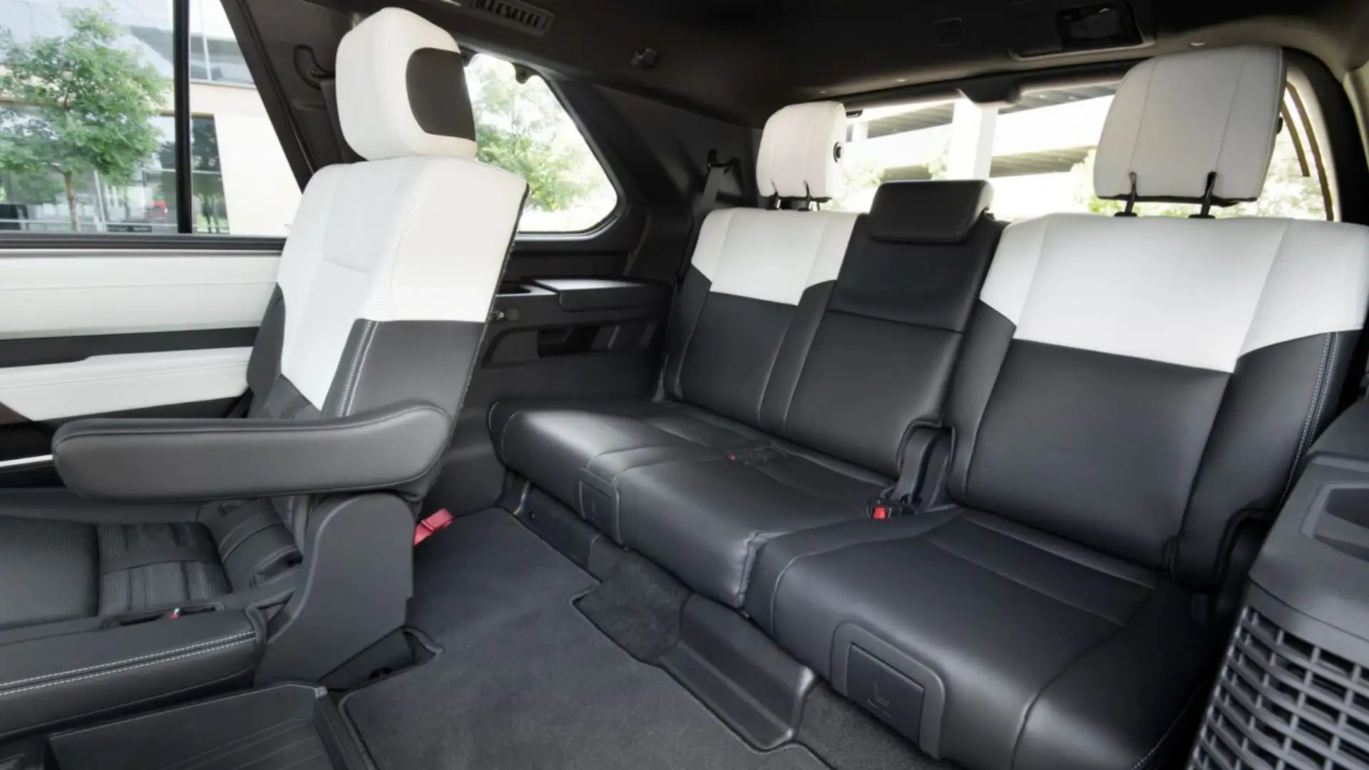 2025 Toyota Sequoia interior featuring premium seating, wide cabin space, and luxury comfort for passengers and families