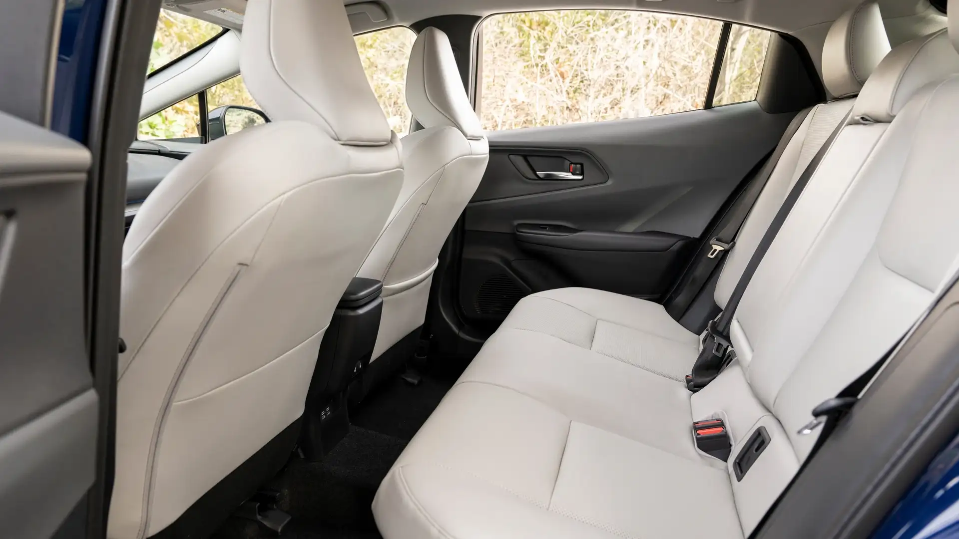 2026 Toyota Prius cockpit with digital driver display and large infotainment touchscreen