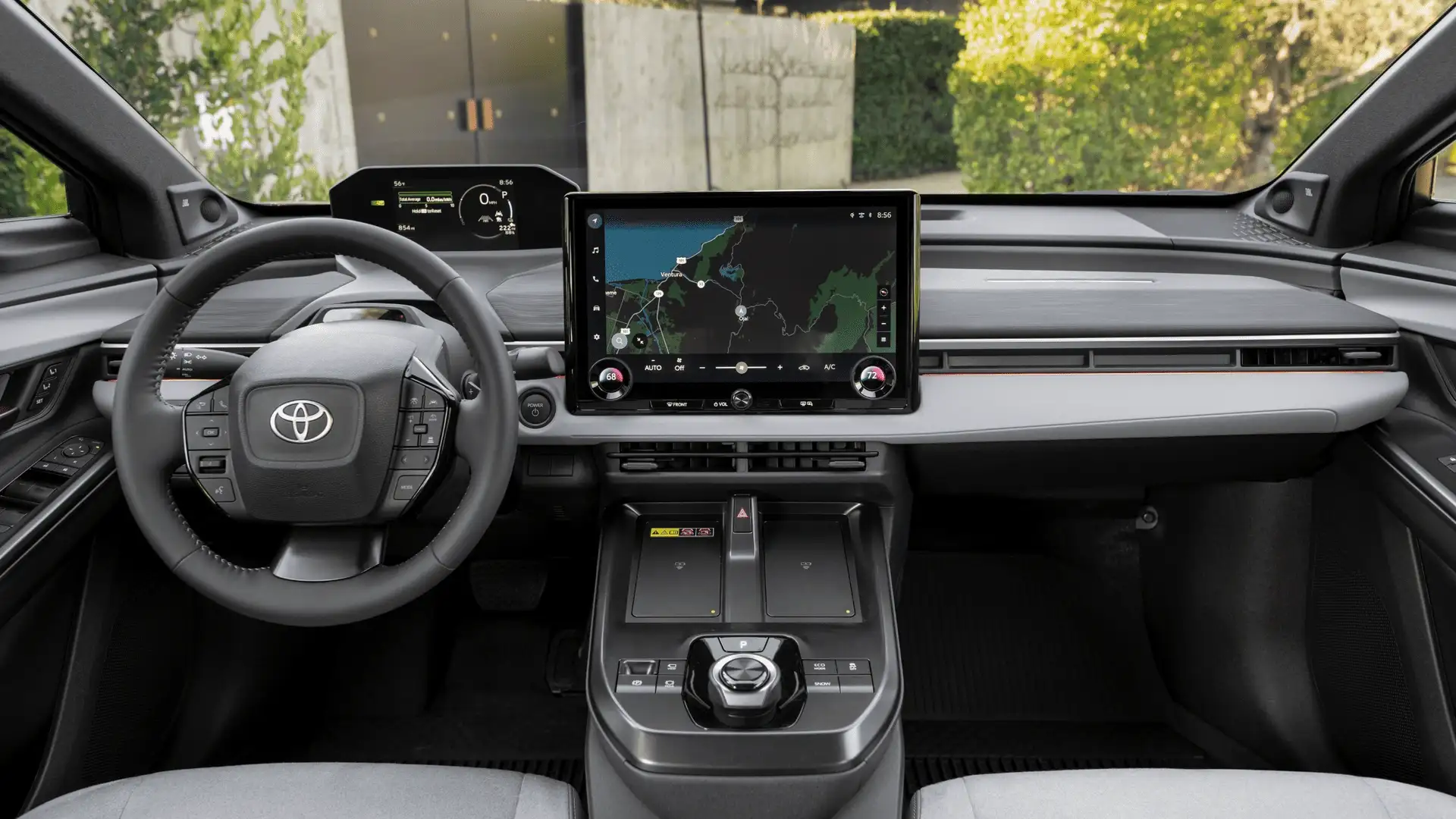 2026 Toyota C-HR dashboard with navigation and climate controls