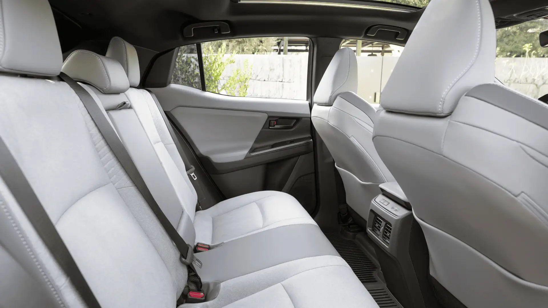 2026 Toyota C-HR gray rear seating and cargo interior view